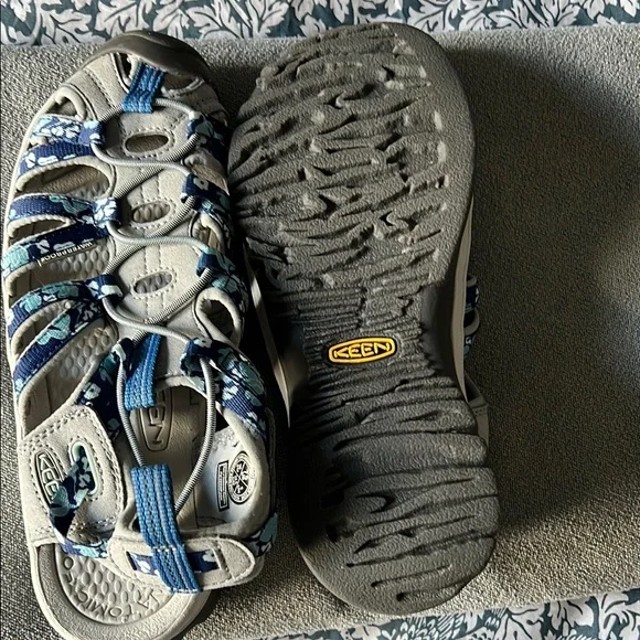 Keen Women's Blue and Gray Sandals - Picture 2 of 4